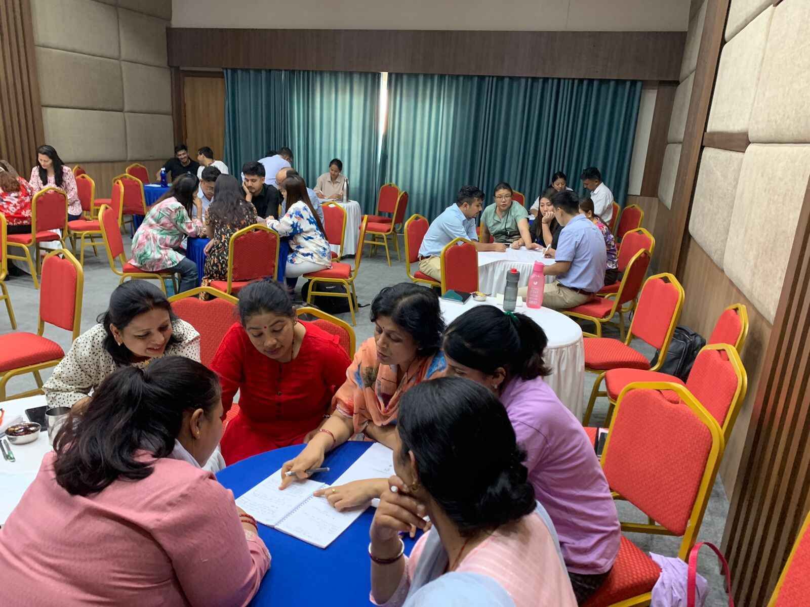 TPD session at Imperial World School, May 19, 2024, equips teachers with portfolio and project design skills.