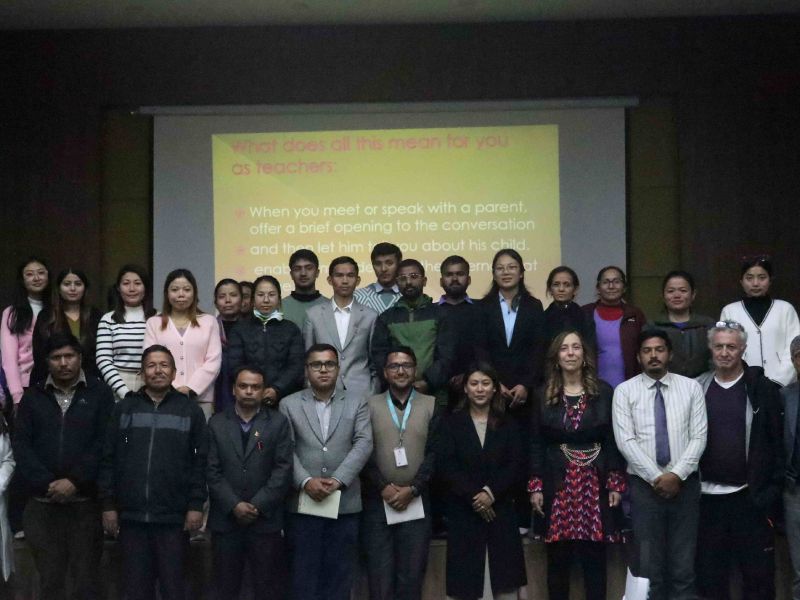 Imperial World School teachers and parents collaborate at a 2025 event in Kathmandu, building bridges for student success.