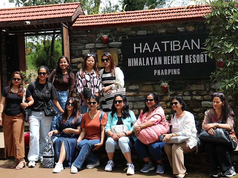Imperial World School Staff Retreat at Haatiban Resort, Pharping, 10 Aug 2024, led by Dipesh Shrestha.